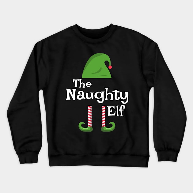 The Naughty Elf Crewneck Sweatshirt by Etopix